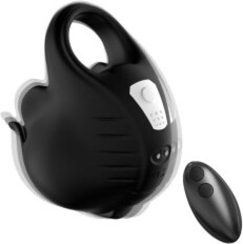 Armony - Cupping Vibrator Ring Fjernkontroll Svart