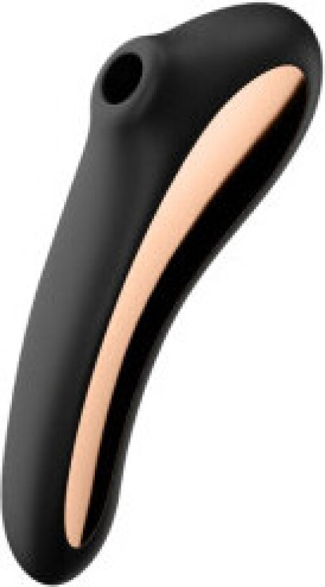 Satisfyer - Dual Kiss Air Pulse Vibrator Svart