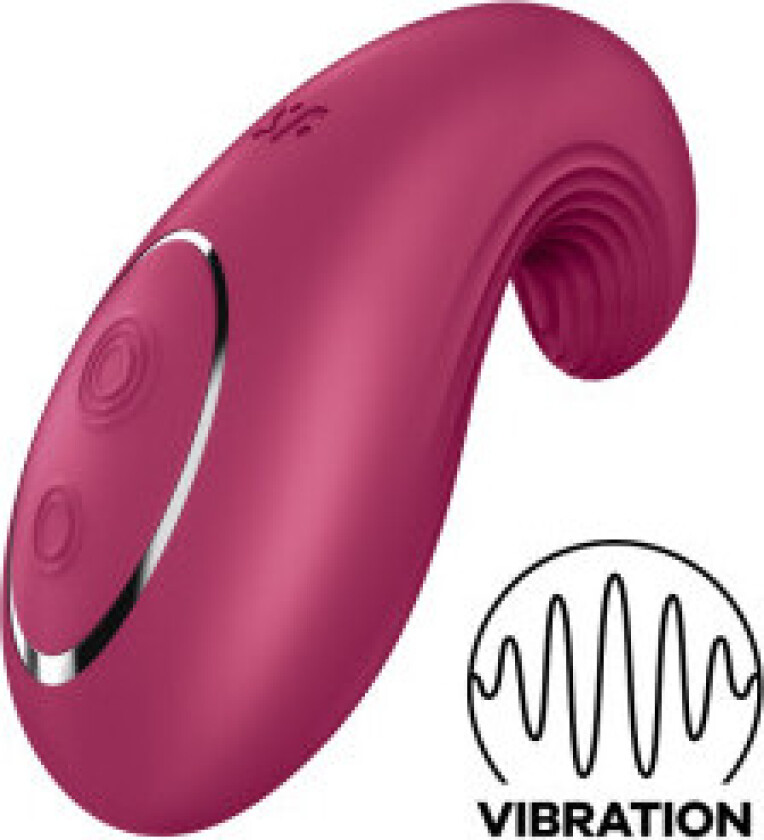 Satisfyer - Dipping Delight Lay-On Vibrator Rød
