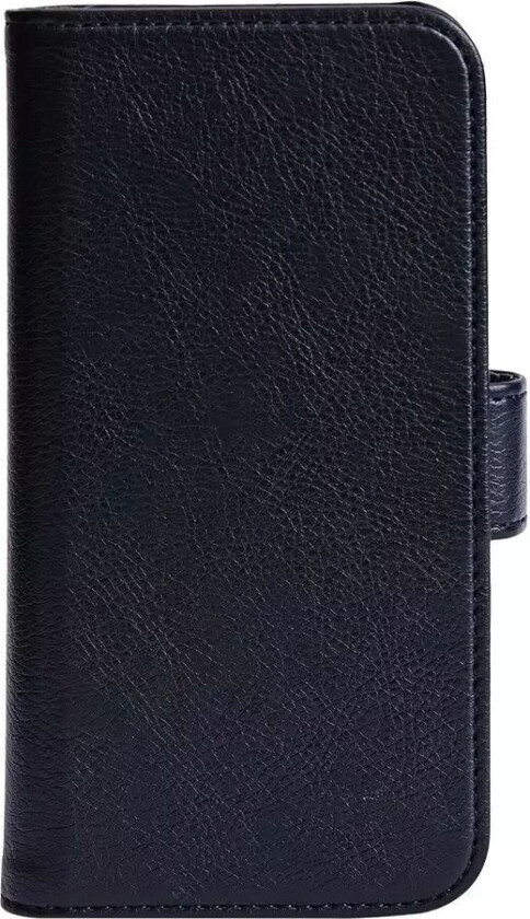 iPhone 12 / 12 Pro Flip Deksel i kunstskinn med kortholder - svart