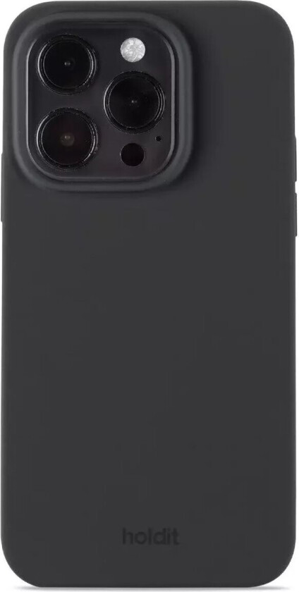 Holdit iPhone 15 Pro Soft Touch Silikon Deksel - Black