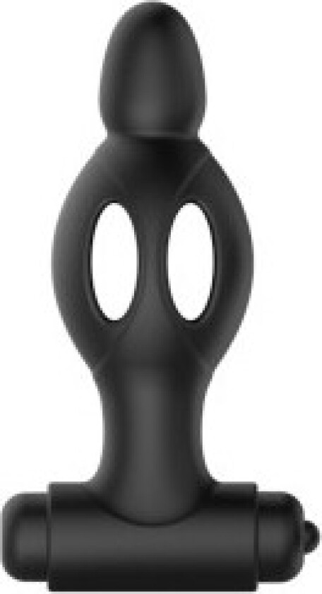 - Silikon analplugg med vibrasjon