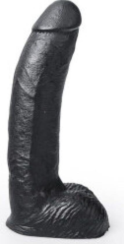 - Realistisk Dildo Svart Farge George 22 Cm