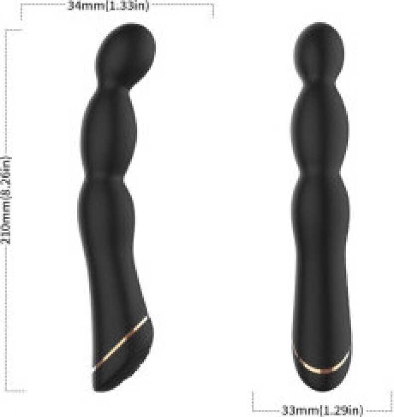 Armony - Bambu Vibrator Justerbar Sort