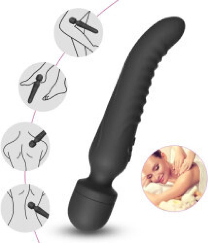 Armony - Mission Massager & Vibrator Heat Effect Black