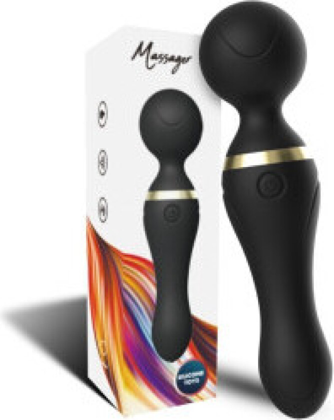 Armony - Freeza Massasjer & Vibrator Super Flexible Head Black