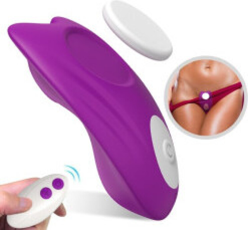 Armony - Butterfly Wearable Truse Vibrator Fjernkontroll Lilla
