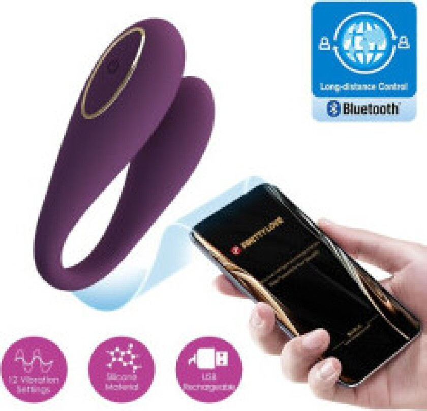 Pretty Love - August Remote Global Double Pleasure Vibrator