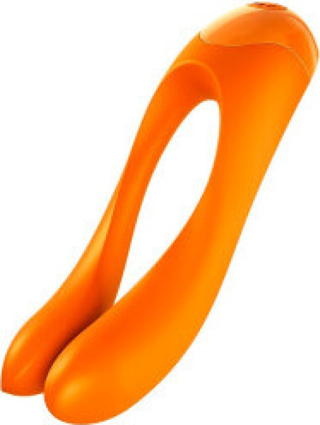 Satisfyer - Candy Cane Finger Vibrator Orange