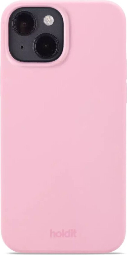 Holdit iPhone 15 Soft Touch Silikon Deksel - Pink