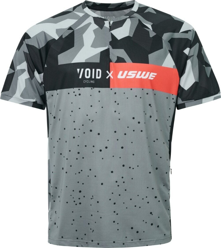 Void Men's MTB Short Sleeve Jersey Co-Lab XS, Camo Black