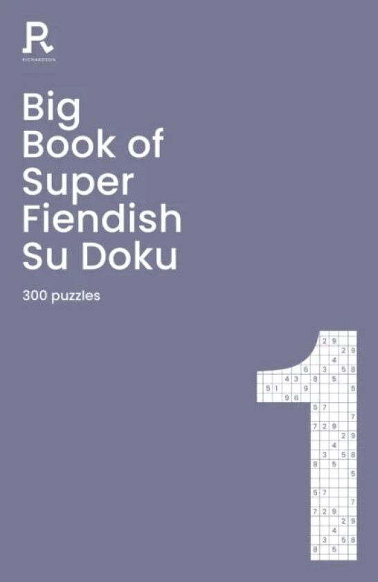 Big Book of Super Fiendish Su Doku Book 1 av Richardson Puzzles and Games