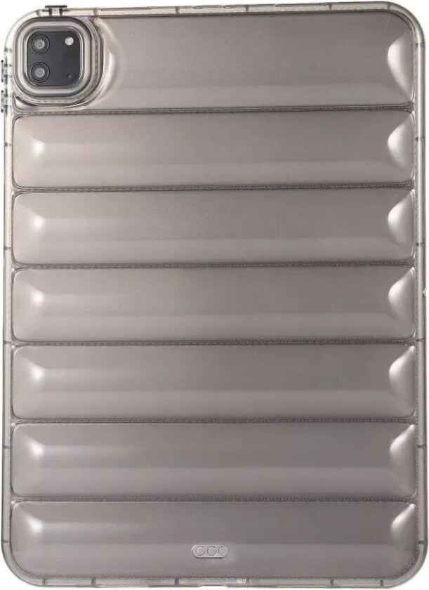 iPad Pro 11" (2022 / 2021 / 2020 / 2018) Fleksibelt Plast Deksel - Riller - Gjennomsiktig / Grå