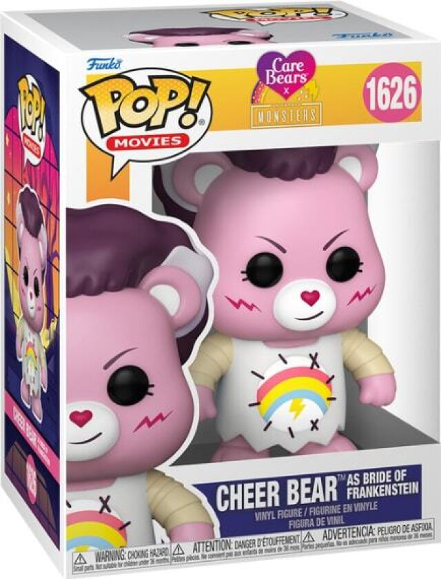 POP Care Bears x Monsters actionfigur (Cheer BEar)