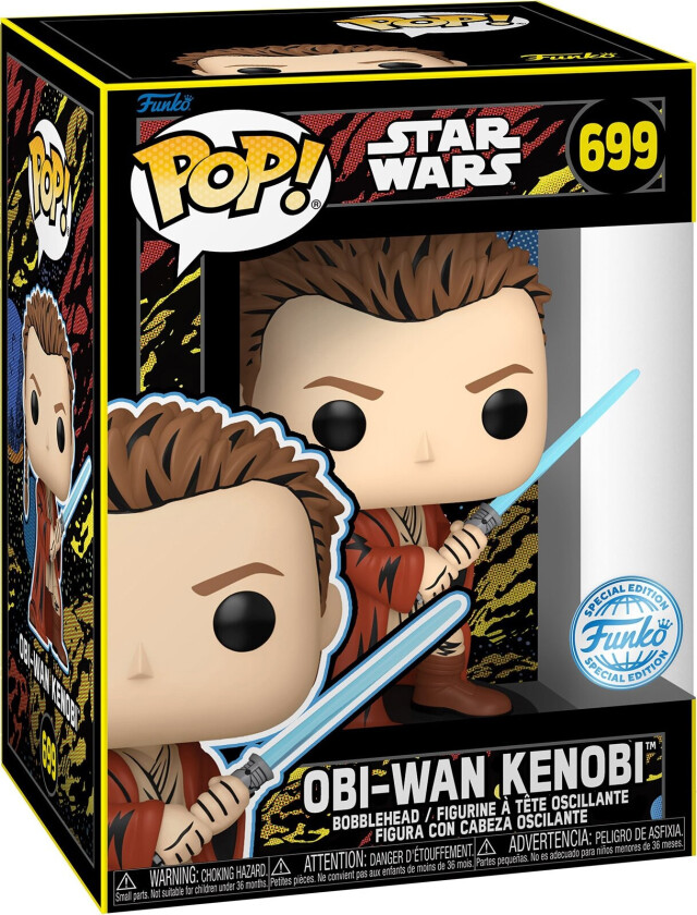 Star Wars The Phantom Menace actionfigur (Obi-Wan Kenobi)