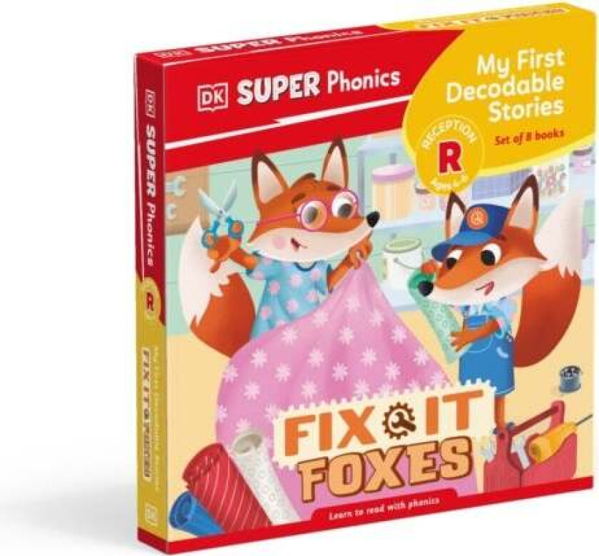 DK Super Phonics My First Decodable Stories Fix-It Foxes av DK