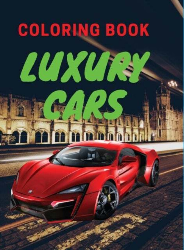 Luxury Cars Coloring Book av Milton Herrera