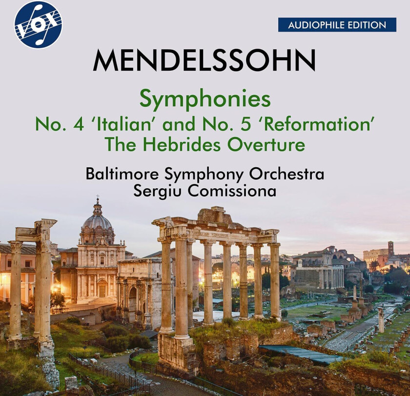 Baltimore Symphony Orchestra, Sergiu Comissiona Mendelssohn: Symphonies No. 4 & 5 CD