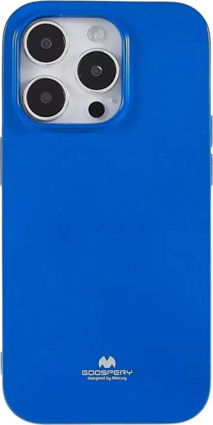 iPhone 14 Pro Goospery Fleksibelt Plastdeksel - Blå