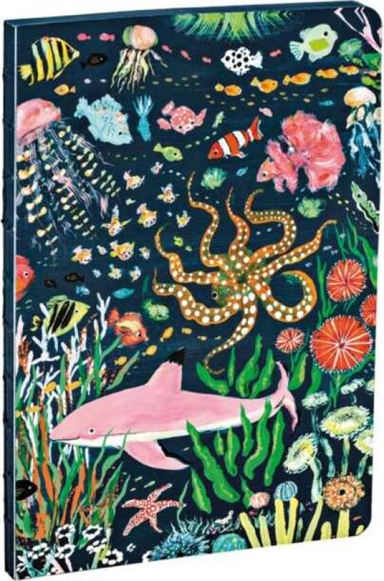 Pink Shark A5 Notebook