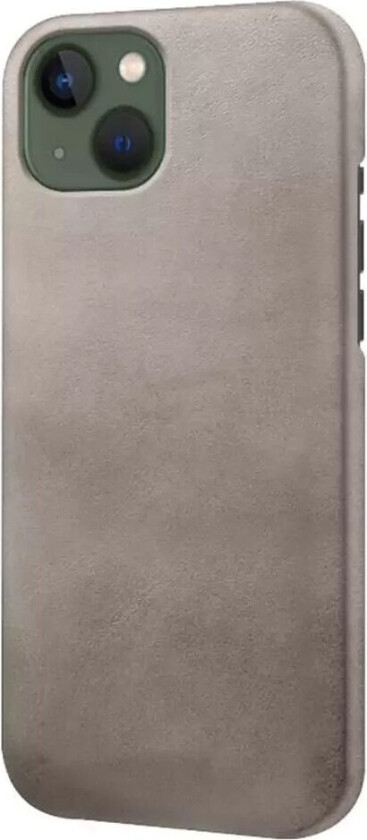 iPhone 14 Plus Kunstskinn Bak Deksel - Grå