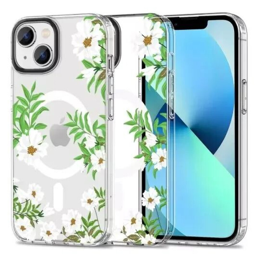 Tech-Protect iPhone 14 Tech-Protect MagMood Deksel - MagSafe Kompatibel - Spring Daisy