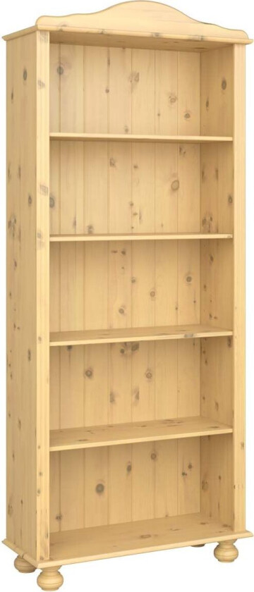 Buple hylle , bokreol 4 hyller beiset voks.