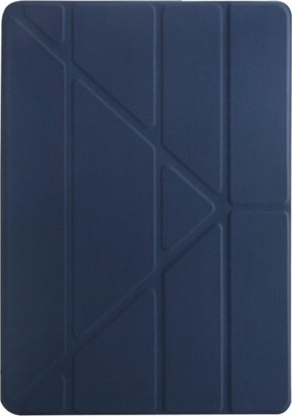 iPad 10.2 (2021 / 2020 / 2019) Deksel - Fleksibel Origami Deksel - Mørkeblå
