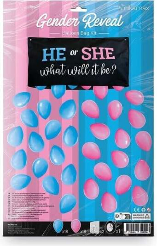 Gender Reveal Balloon Set