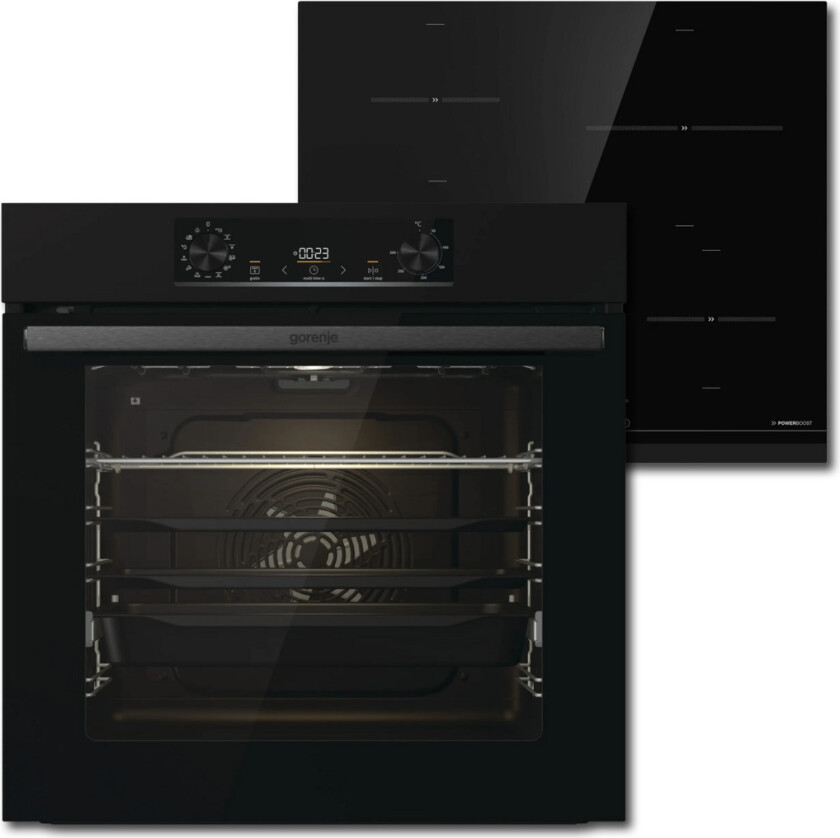 GORENJE ESSENTIAL LINE BPS6737E07B STEKEOVN + IT640BSC INDUKSJONSTOPP