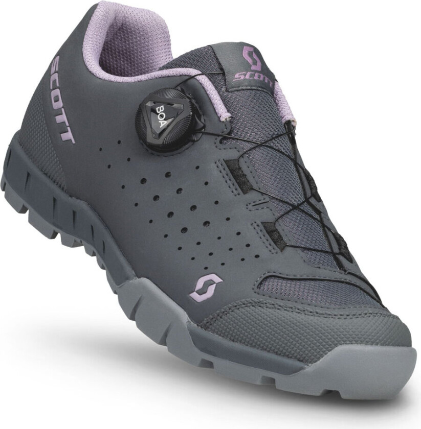 Scott Sport Trail Evo Boa MTB Sykkelsko Til Kvinner Mørk grå/Lys rosa