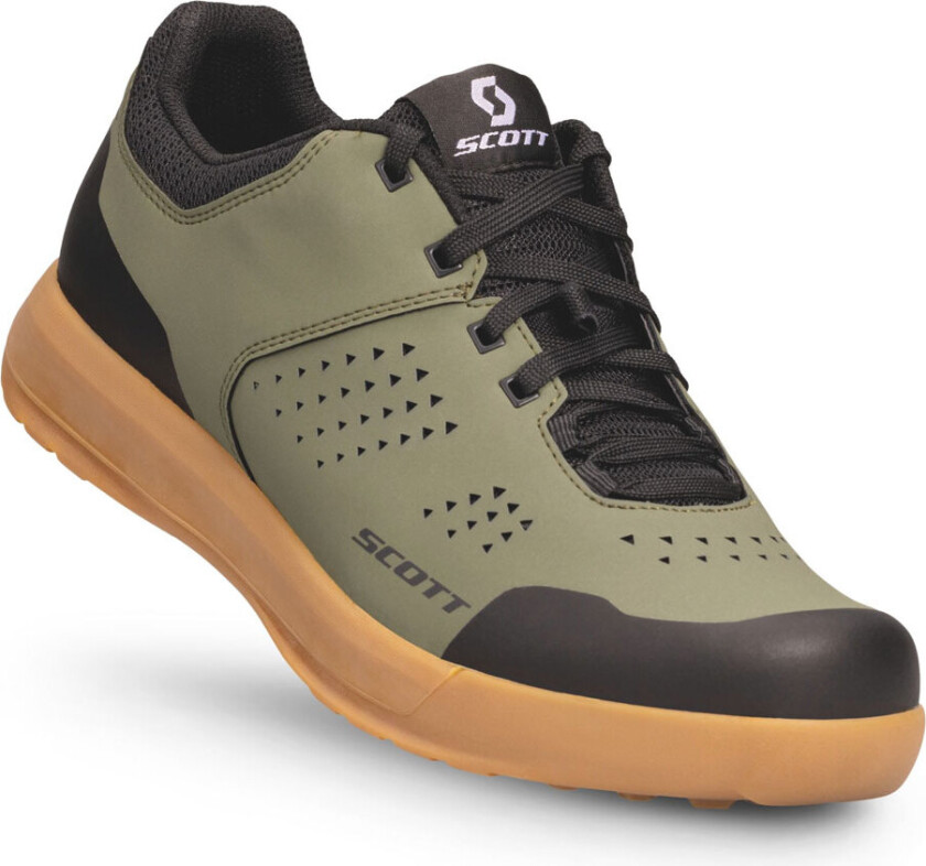 Scott SHR-Alp Flat MTB Sykkelsko Sort/Grønn