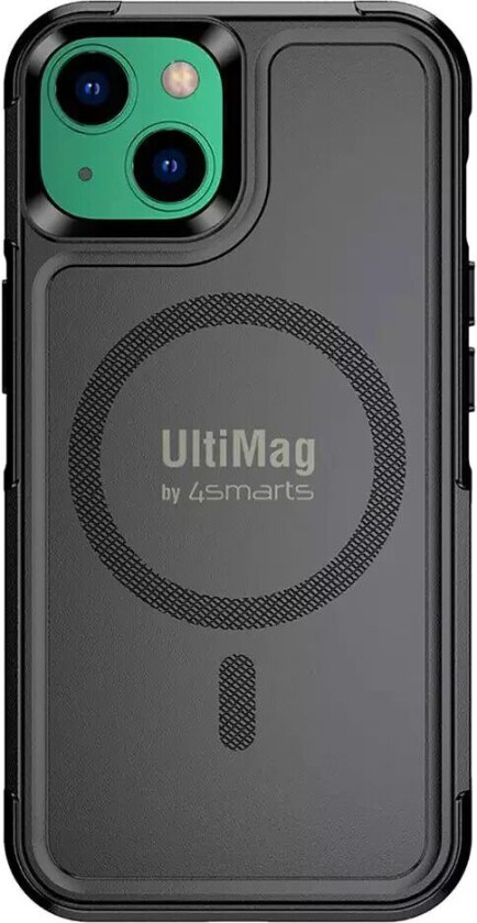 4smarts iPhone 14 4smarts UltiMag Defend Deksel - MagSafe-kompatibelt - Svart