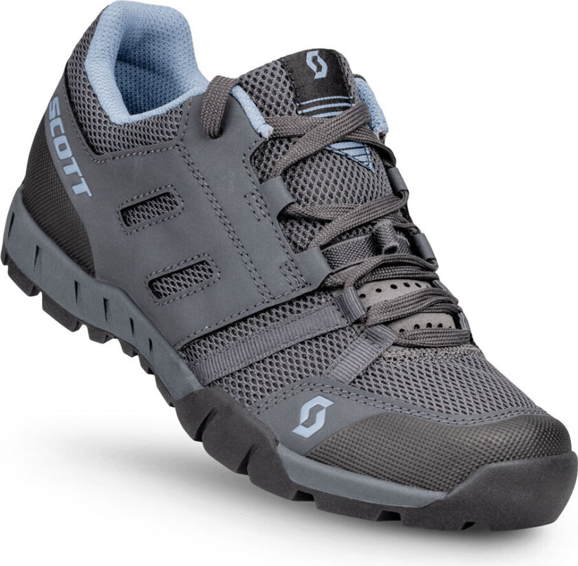 Sport Crus-r Sykkelsko Til Kvinner Mørk Grå/Lys Blå