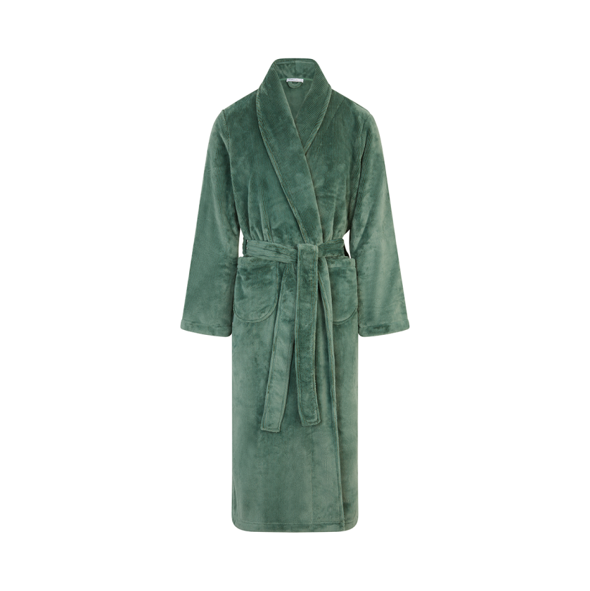 Teddy morgenkåpe, grønn, Størrelse: 38, Kvinner