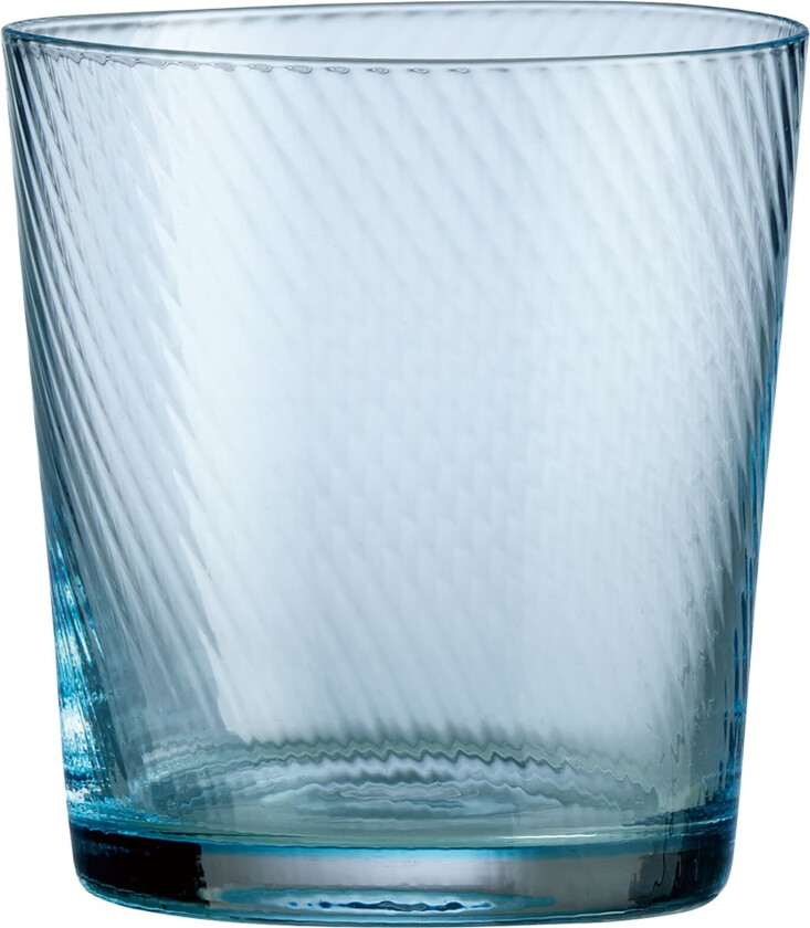 RAW Unique Swirl vannglass 30 cl, lyseblå