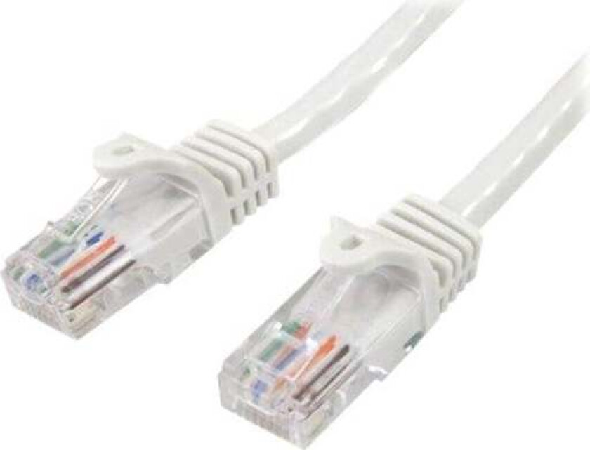 0.5m White Cat5e / Cat 5 Snagless Ethernet Patch Cable 0.5 m - patch cable - 50 cm - white