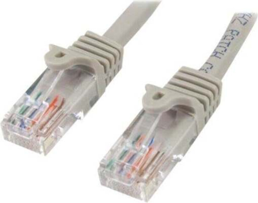 0.5m Gray Cat5e / Cat 5 Snagless Ethernet Patch Cable 0.5 m - patch cable - 50 cm - grey