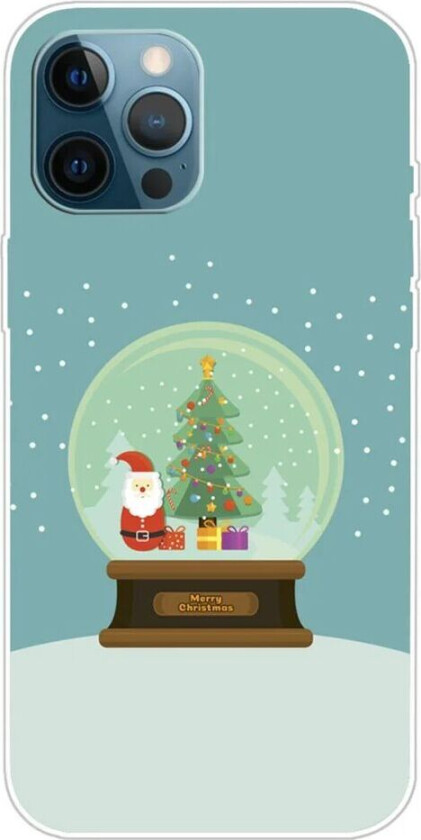 iPhone 16 Pro Fleksibelt Plast Jul Deksel - Merry Christmas - Juleball