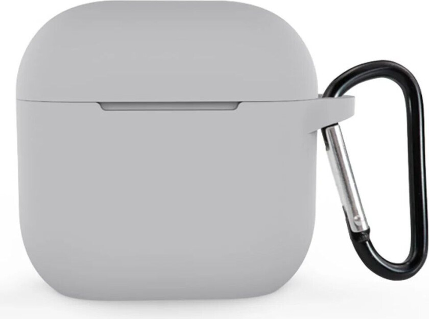 Apple AirPods (4. Gen.) Silikondeksel med Karabinkrok - Grå