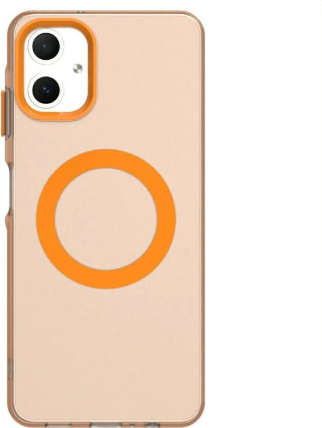 Samsung Galaxy A06 Hybrid Plast Deksel - MagSafe Kompatibel - Gjennomsiktig / Lilla