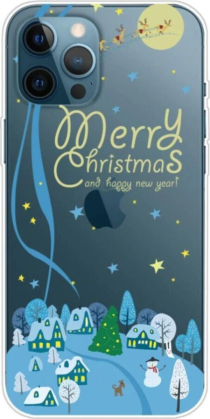iPhone 16 Pro Fleksibelt Juledeksel i Plast - Juleby