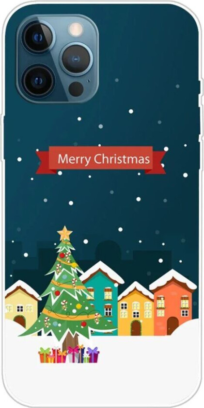 iPhone 16 Pro Fleksibelt Plast Jul Deksel - Merry Christmas - Juleby