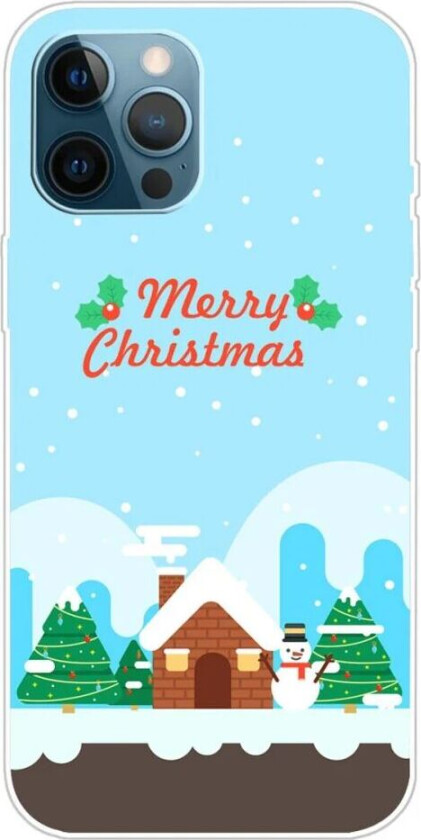 iPhone 16 Pro Fleksibelt Plast Jul Deksel - Merry Christmas - Julemoro