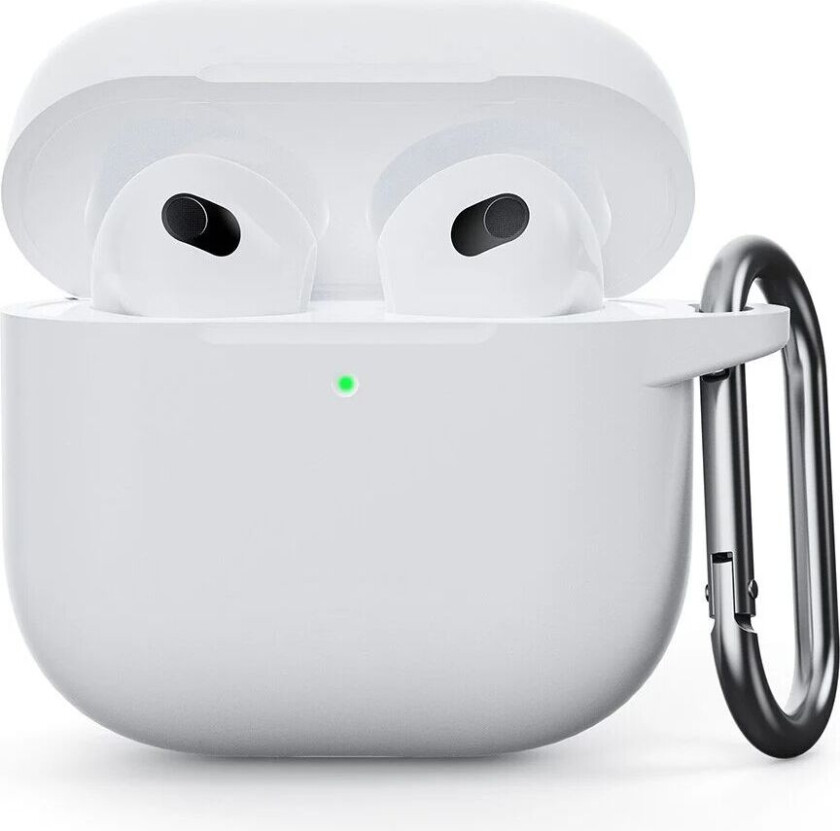 Airpods 4 Silikon Deksel - Hvitt