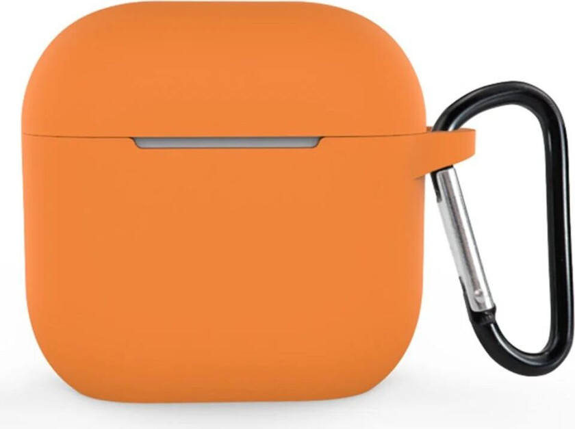 Apple AirPods (4. Gen.) Silikondeksel med Karabinkrok - Oransje