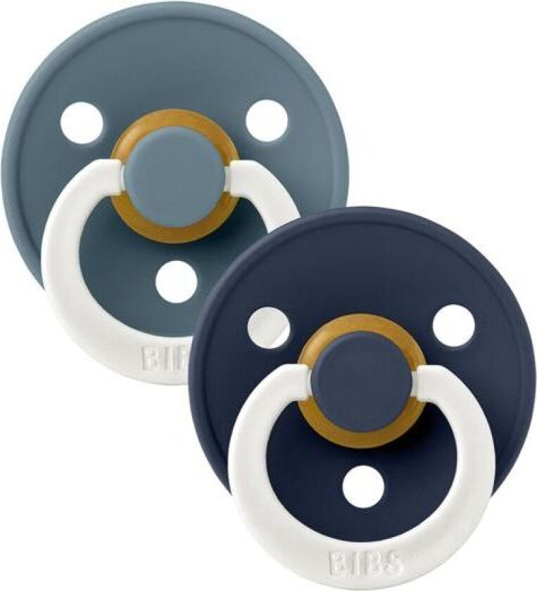 Bibs Color Smokk 2-Pk, Petrol Glow/ Deep Space Glow