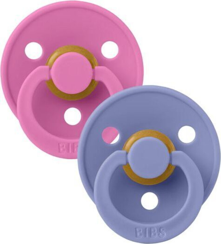 Bibs Color Smokk 2-Pk, Bubblegum/peri