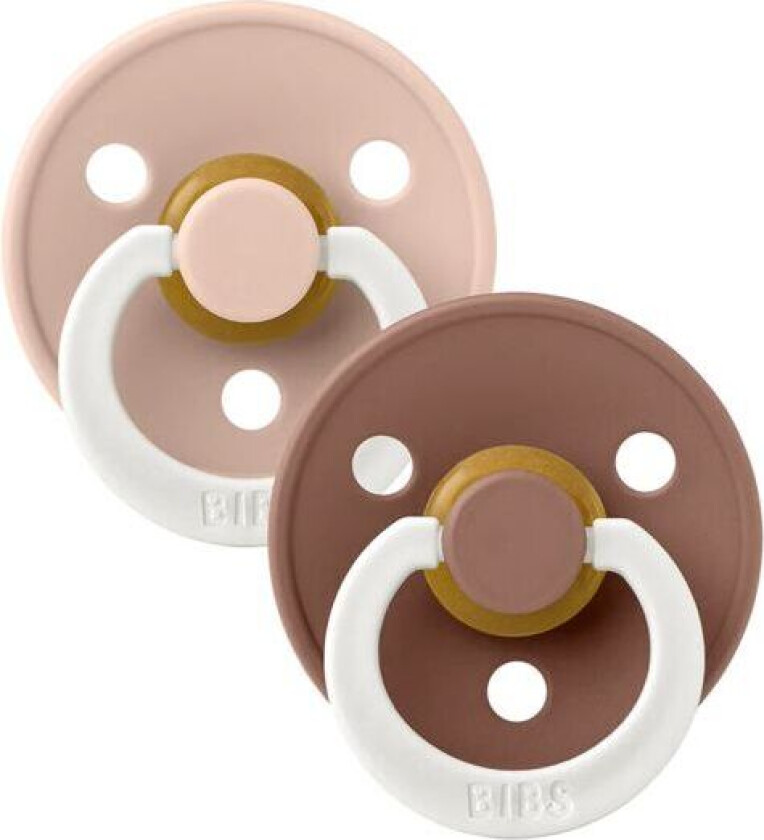 Bibs Color Smokk 2-Pk, Blush Glow/ Woodchuck Glow
