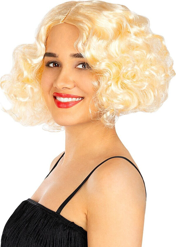 FUNIDELIA 1920-tallet blond parykk til dame - Størrelse: 0 - Hvit